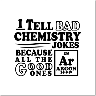 Argon Chemistry Joke Posters and Art